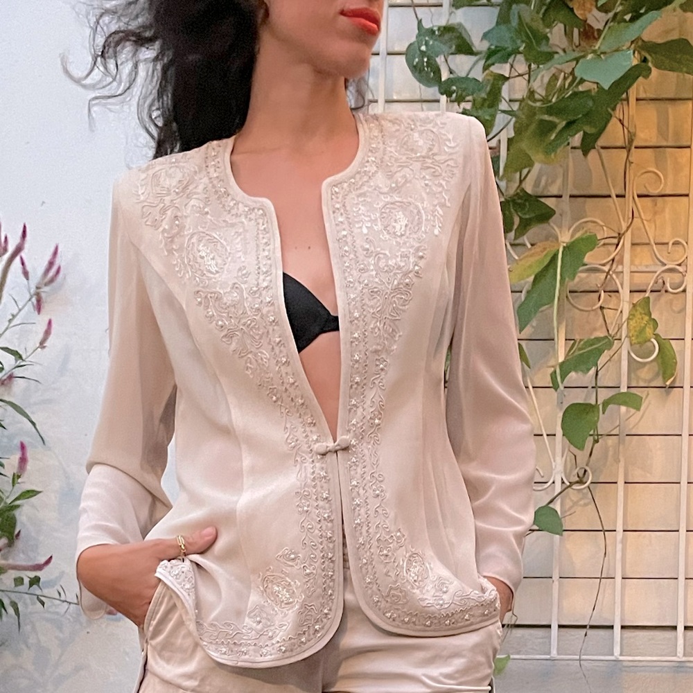 Vintage Light blazer fits Small-Medium - Picture 1 of 2